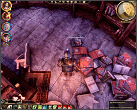 Step 7: Find the second book located in the southern section of the library (M33, 23) - Dragon Age Origins: Summoning sciences - The Circle tower - Dragon Age: Origins Game Guide