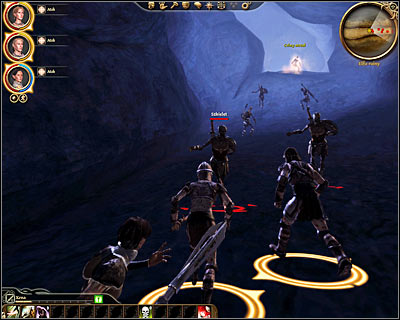 You may now enter to the last room with the cursed mirror (M2, 4) and youll find Duncan standing next to it - Dragon Age Origins: The lost mysteries of the Ancients - Dalish elf - Dalish Elf Camp (Prologue) - Dragon Age: Origins Game Guide