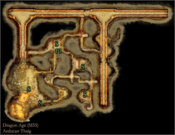 Dragon Age Origins Orzammar Main Map