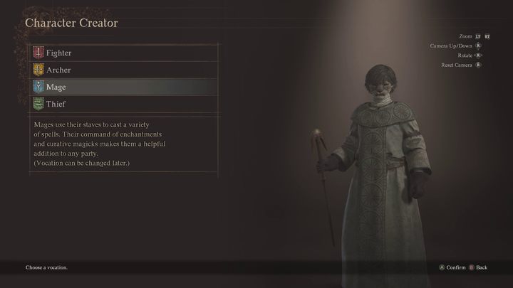 After selecting the Mage vocation in character creator, you will be get your first staff in the tutorial - Dragons Dogma 2: How to cast spells? - Mechanics and Collectibles - Dragons Dogma 2 Guide