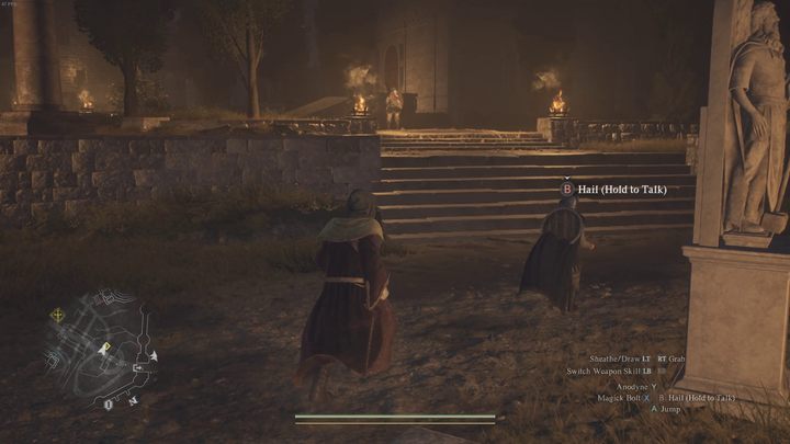 As you enter the palace territory, you'll be greeted by Sonia, a guard and a trusted associate of Brant - Dragons Dogma 2: How to steal the queens letter? - Quests - Dragons Dogma 2 Guide