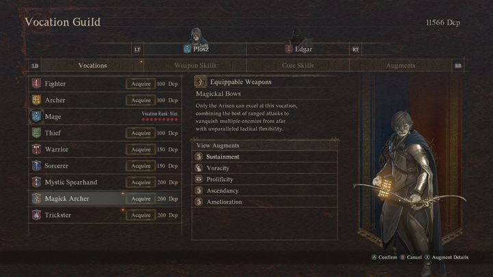 In the later stages of the game, you will gradually unlock new vocations called hybrid vocations - Dragons Dogma 2: How to change vocation? - Vocations - Dragons Dogma 2 Guide