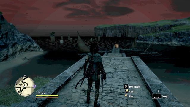 In order to get to Bitterblack Isle, go to a harbor in Cassardis, where a woman with a lantern will be standing on the pier at night - Bitterblack Isle - Dark Arisen DLC - Dragons Dogma - Game Guide and Walkthrough
