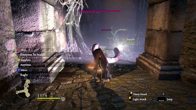 When tentacles begin to summon orbs of energy you should destroy all of them - otherwise you will all die - Shrine of Futile Truth - Walkthrough - Dragons Dogma - Game Guide and Walkthrough