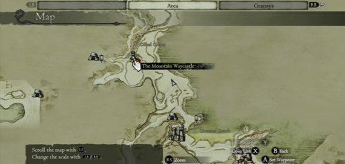 Leave the Encampment by the east exit and run towards the Mountain Waycastle - Off With Its Head - Act I - Dragons Dogma - Game Guide and Walkthrough