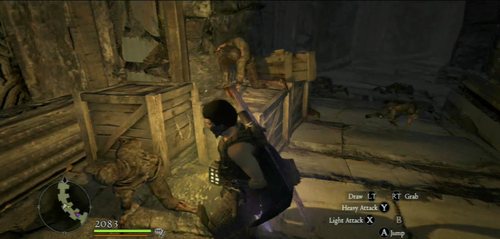 There will be Skeletons to take care of near the chests - Lure of the Abyss - Act I - Dragons Dogma - Game Guide and Walkthrough