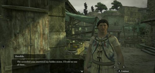 Then, find Heraldo (he's in the fishermen's hut in the morning) - An Uninvited Guest - Act I - Dragons Dogma - Game Guide and Walkthrough