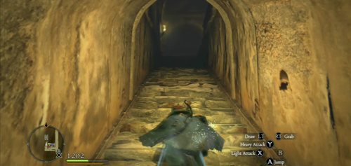 The further road leads back up, this time with a staircase - Rise of the Fallen - Act II - Dragons Dogma - Game Guide and Walkthrough