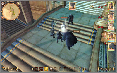 When you return to Tie'Shianna you will meet there Phileasson which Mhayana (M9, 2) presented the glowing stone from her mask - 6. The Faith of the High King - Main quests - Drakensang: Phileassons Secret - Game Guide and Walkthrough