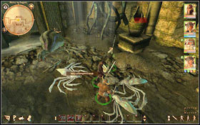 The next room is the Hall of illusion (M6, 6), after entering there you will be attacked by a large amount of spiders #1 - Z3. Condemned spirit - Side quests - Drakensang: Phileassons Secret - Game Guide and Walkthrough