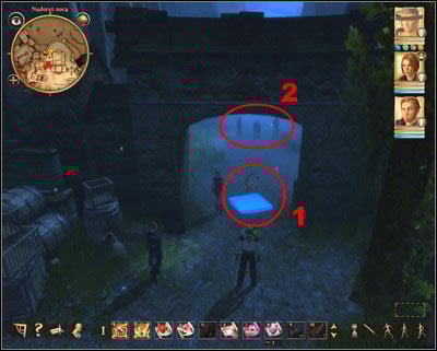 1. A trap set by Fayris/ 2. The smugglers. - Nadoret - p. 1 | Main quests - Main quests - Drakensang: The River of Time Game Guide