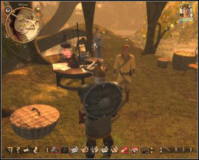 Calenleya walks between the tree and the Fairy Forest - Elven Forest 2 (after the quest 15. Find a way to cure Ardo) | Side quests - Side quests - Drakensang: The River of Time Game Guide