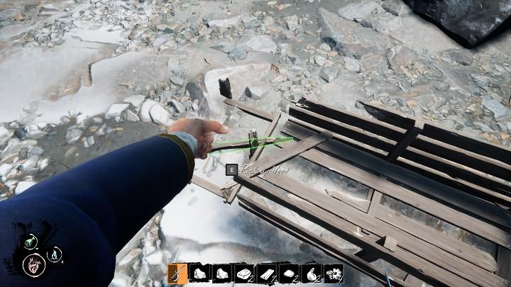 Wood and stones are one of the basic resources in Dread Hunger - Dread Hunger: Beginners Guide - Basics - Dread Hunger Guide