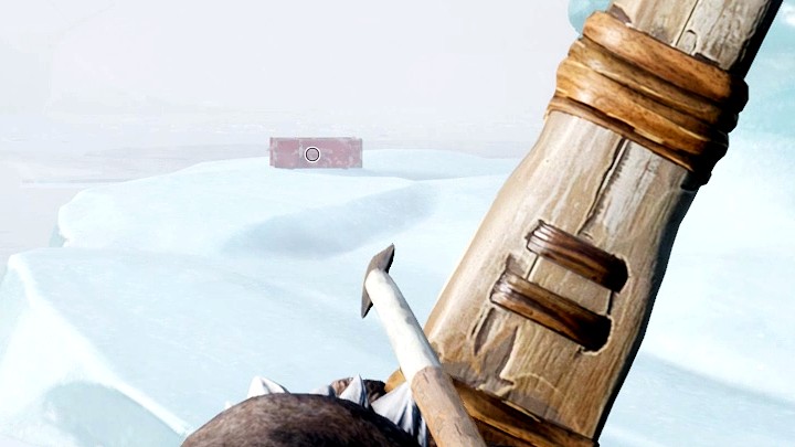 Place the explosive in front of the obstacle, then get away from it maintaining a safe distance and shoot the target to cause an explosion - Dread Hunger: Iceberg - how to destroy it? - FAQ - Dread Hunger Guide