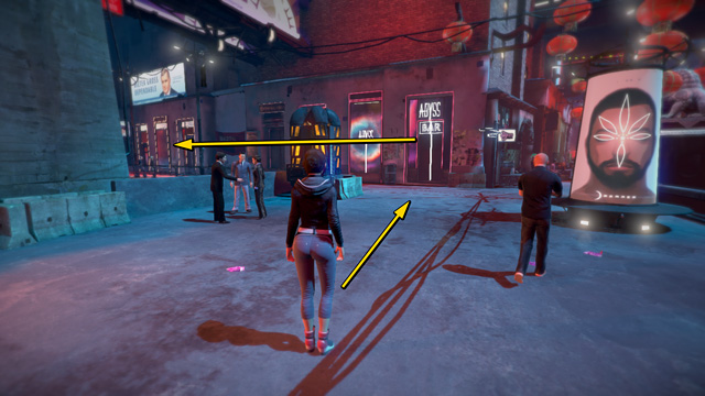 Go to the left and then turn left (near the pub Abyss) - Meet up with Baruti Maphane - Chapter Two: Awakenings - Europolis - Dreamfall: Chapters - Game Guide and Walkthrough