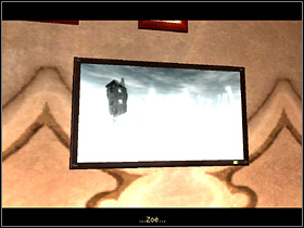 When Zoe is going out, she again will see the mysterious video - Dreamfall: Chapter 1 - One - Dreamfall: Game Guide - Dreamfall: The Longest Journey Game Guide