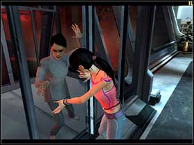 On the hallway a man will run when he will see Zoe - Dreamfall: Chapter 1 - One - Dreamfall: Game Guide - Dreamfall: The Longest Journey Game Guide