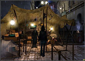 She will go to the one stall, where old Chinaman commends his not very interesting commodities, but he will tell her, where is exactly The Fringe - Dreamfall: Chapter 3 - 201 - Dreamfall: Game Guide - Dreamfall: The Longest Journey Game Guide