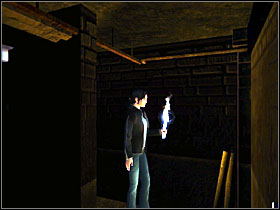 She will combine the rag with the axe handle to make a torch, dip it into the petrol, go to the boiler, press the button and light the torch - Dreamfall: Chapter 3 - 201 - Dreamfall: Game Guide - Dreamfall: The Longest Journey Game Guide