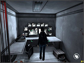 Zoe must open a locked door , so she will hack into the monitors using her mobile phone as she did it earlier - Dreamfall: Chapter 3 - 201 - Dreamfall: Game Guide - Dreamfall: The Longest Journey Game Guide