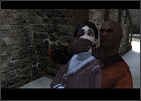 Zoell come back to the market and notice that one of the path is safeguarded - Dreamfall: Chapter 4 - Winter - Dreamfall: Game Guide - Dreamfall: The Longest Journey Game Guide