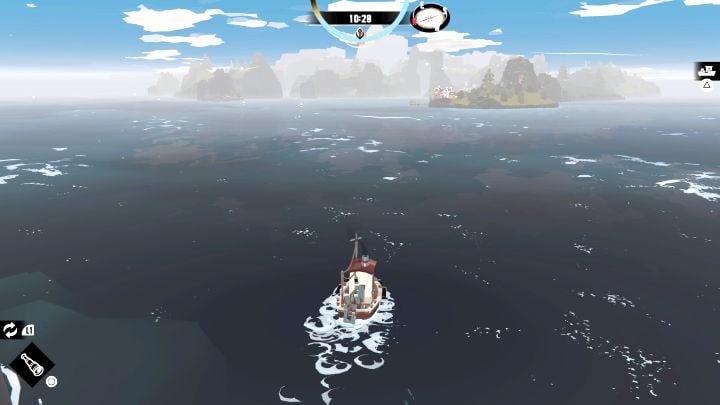 In Dredge, you have to sail manually to distant locations on the world map - Dredge: Is there a fast travel? - FAQ - Dredge Guide