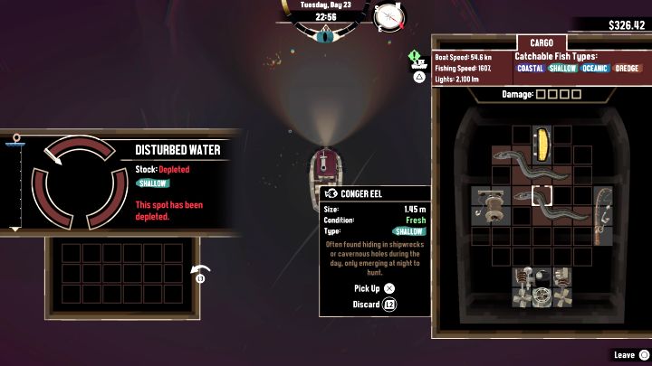 You can catch several Conger Eels in each of the mentioned fisheries - Dredge: Where to catch Conger Eel? - FAQ - Dredge Guide