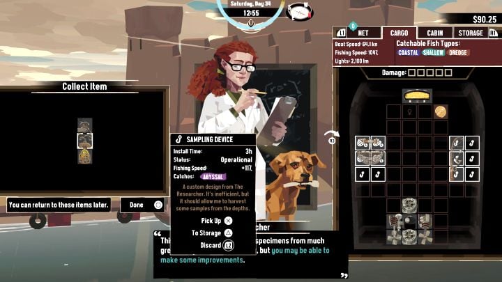 Visit the Old Fortress in Stellar Basin to meet the Researcher and start the Research Assistant quest - Dredge: How to get a Hadal rod? - FAQ - Dredge Guide