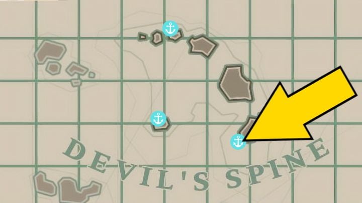 Charred Pontoon in the Devil's Spine area - Dredge: Where to get Refined Metal? - FAQ - Dredge Guide