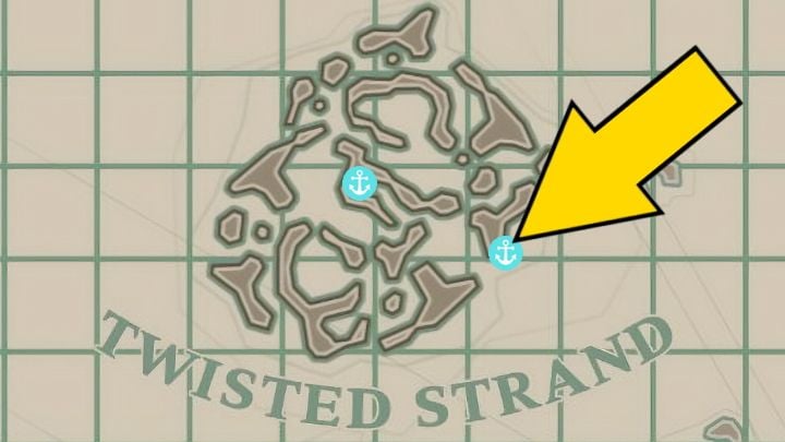 Pontoon Rickets in the Twisted Strand area - Dredge: Where to get Refined Metal? - FAQ - Dredge Guide