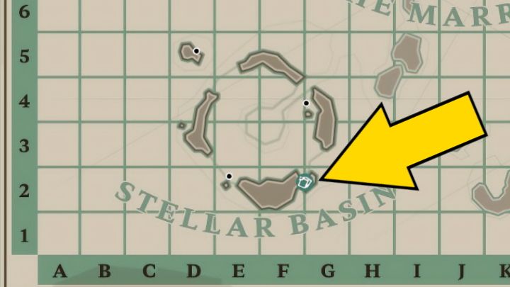 In the eastern part of the Stellar Basin - Dredge: Where to get Refined Metal? - FAQ - Dredge Guide