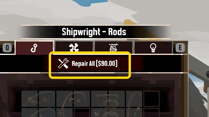 Whenever your boat is damaged, try to repair it as soon as possible - Dredge: Tips and Tricks - Basics - Dredge Guide