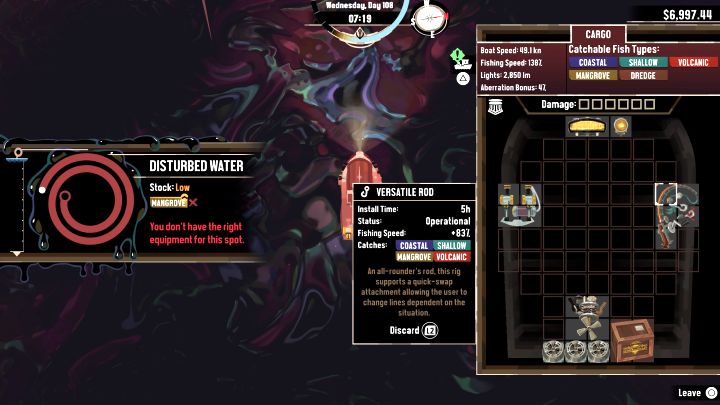 1 - Dredge The Iron Rig: What does the message You dont have the right equipment mean? - FAQ - Dredge Guide