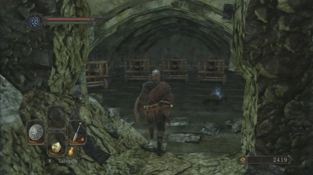 You need to dodge, quickly - Forest Of The Fallen Giants (II) - Walkthrough - Dark Souls II - Game Guide and Walkthrough