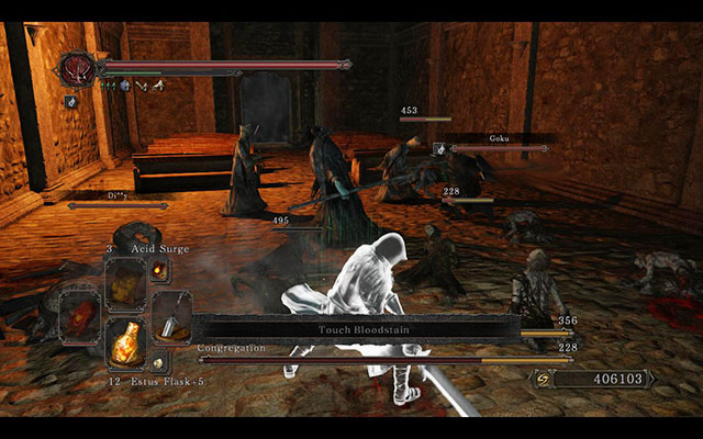 The group after some slashing - Prowling Magus and Congregation - How to defeat a boss - Dark Souls II - Game Guide and Walkthrough