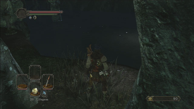 Attack from behind - 2. The first day in Dark Souls 2 - Dark Souls II - Game Guide and Walkthrough