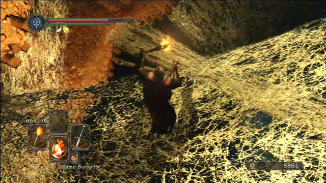 Go down the spider web - Brightstone Cove Of Tseldora - Queens Lair - Walkthrough - Dark Souls II - Game Guide and Walkthrough