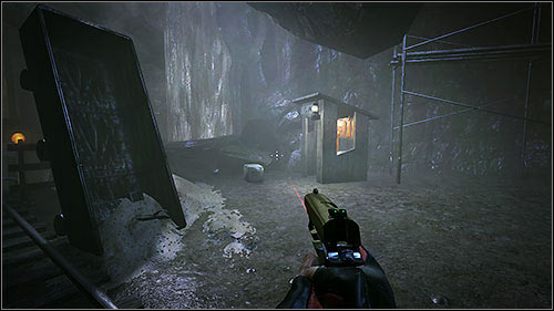 After the fight, go up to the higher level along the scaffolding - 15.2. Highway Battle: Part 2 - Campaign - Duke Nukem Forever - Game Guide and Walkthrough