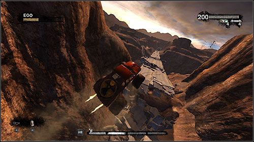 Before you enter the cabin, go to the left side of the highway where you will find a viewpoint - 13.2. The Mighty Foot: Part 2 - Campaign - Duke Nukem Forever - Game Guide and Walkthrough