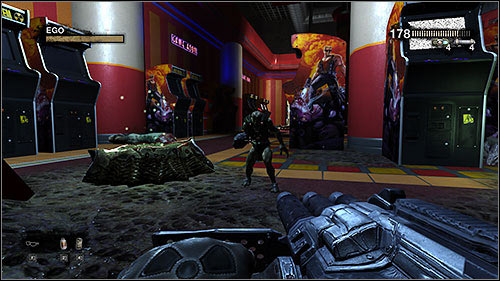 Go to the supply room from which the aliens came - 12.2. Duke Burger: Part 2 - Campaign - Duke Nukem Forever - Game Guide and Walkthrough