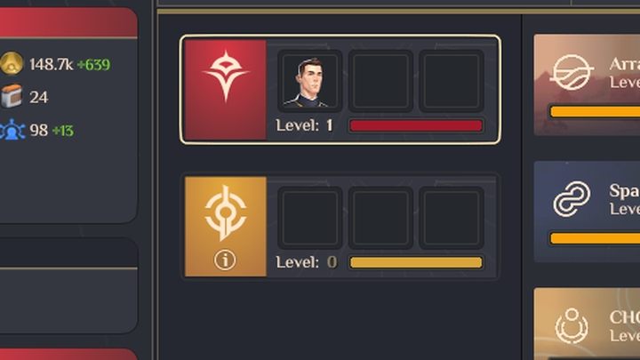 Each activity has a Level - Dune Spice Wars: Espionage, Counterintelligence, Infiltrations and Missions - Basics - Dune Spice Wars Guide