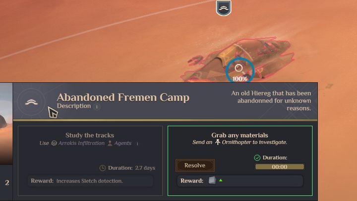 Old Ruins - Dune Spice Wars: Points of Interests - description and list - Basics - Dune Spice Wars Guide