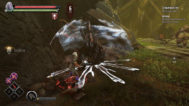 The source of Silence in Dungeons & Dragons Dark Alliance is usually a white crystal or banner set by one of the opponents - Dark Alliance: Silence - how to cure? - FAQ - Dark Alliance Guide