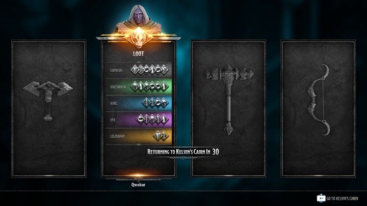 After collecting several Legendary items, choose the shortest mission available (one clock icon) and complete it at the lowest possible level to obtain the items gained in previous sessions - Dark Alliance: Legendary items - how to farm? - FAQ - Dark Alliance Guide