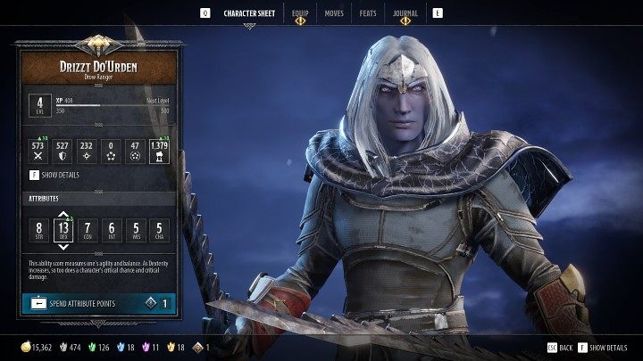 Each time you advance to a higher level of experience, take a moment to develop your character, including attribute points, features and additional moves - Dark Alliance: Beginners Guide - Basics - Dark Alliance Guide