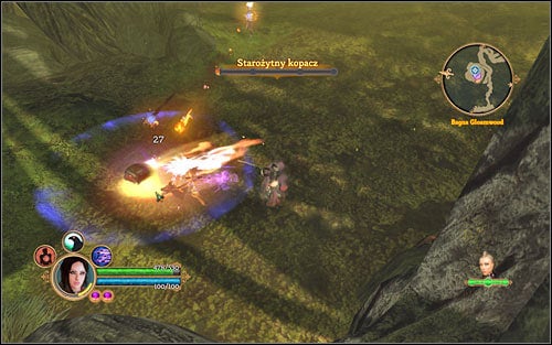 The enemy likes to go underground often - it's a good moment to regenerate your health. - Side missions - Missionary Work - Act 2 - Dungeon Siege III - Game Guide and Walkthrough