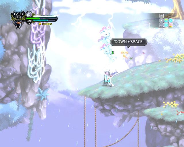 You can often obtain all of the secrets by climbing lianas - Chapter 3 - Love - Walkthrough - Dust: An Elysian Tail - Game Guide and Walkthrough