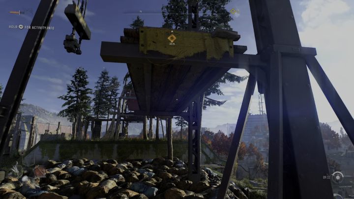 Jump on the wooden beam just above the ground - Dying Light 2: Windmills (Houndfield) - list - Windmills - Dying Light 2 Guide