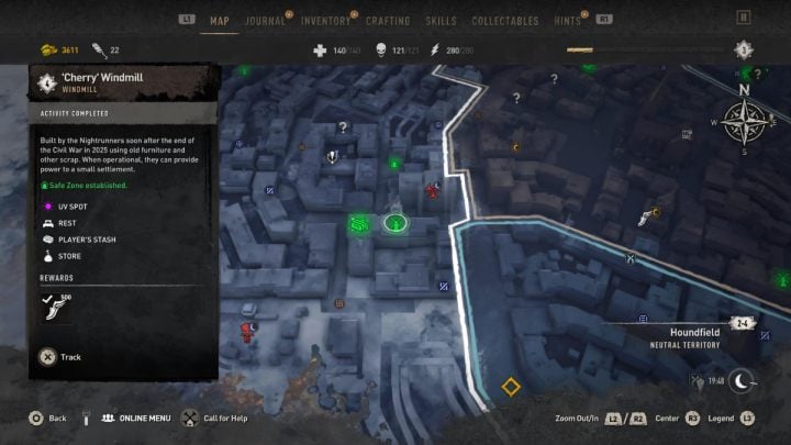 Activation rewards - Dying Light 2: Windmills (Houndfield) - list - Windmills - Dying Light 2 Guide