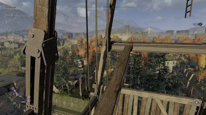 Finally, carefully walk over the plank to the other side and use the ladder to the top - Dying Light 2: Windmills (Houndfield) - list - Windmills - Dying Light 2 Guide